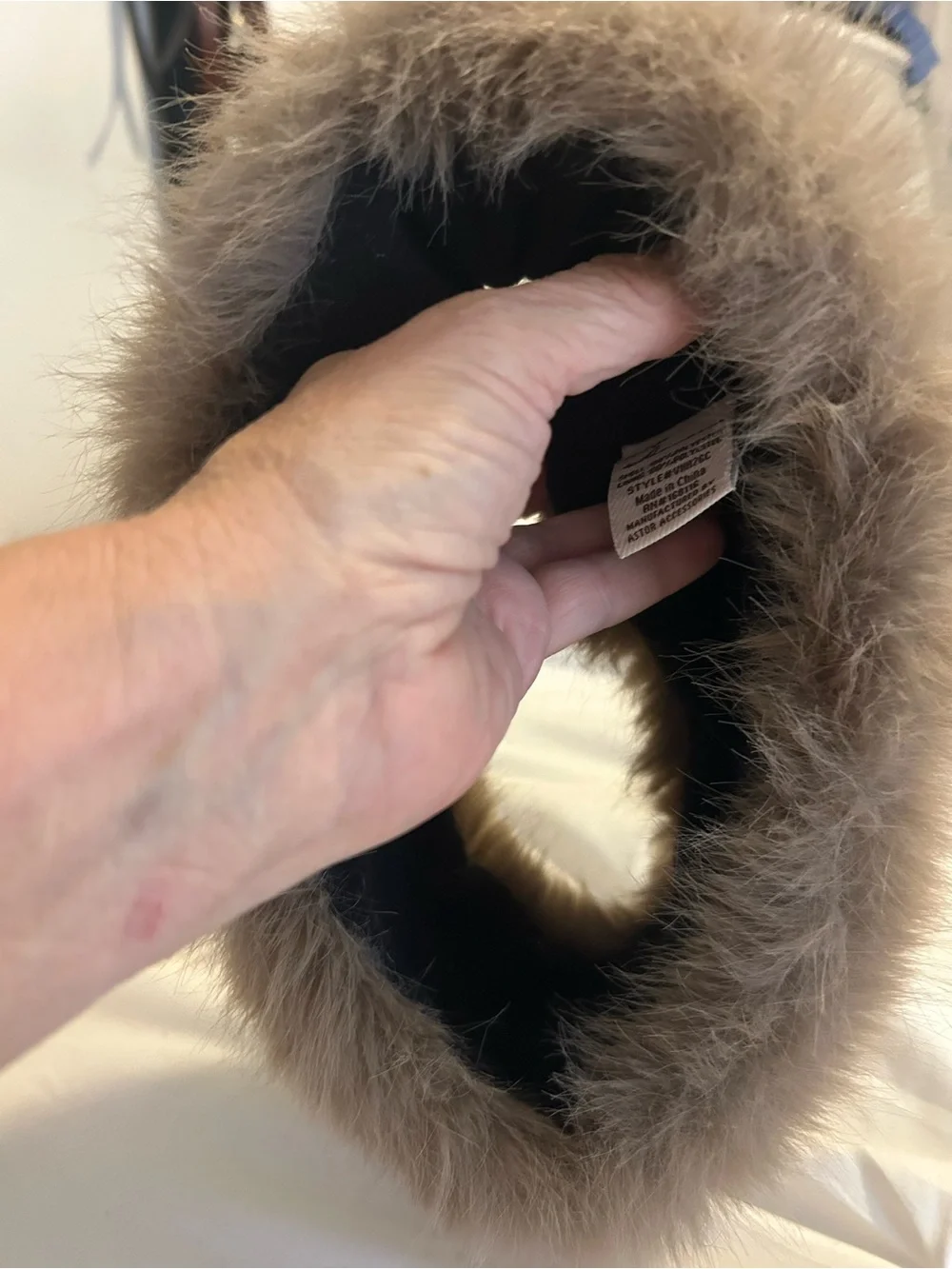 Lux Faux Fur Brown Headband - Women's Winter Accessory